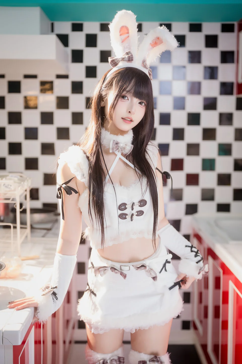 神楽坂真冬 - 毛绒白兔 [75P,2V-318MB] tg@simisebaisi 【丝足阁】001.webp